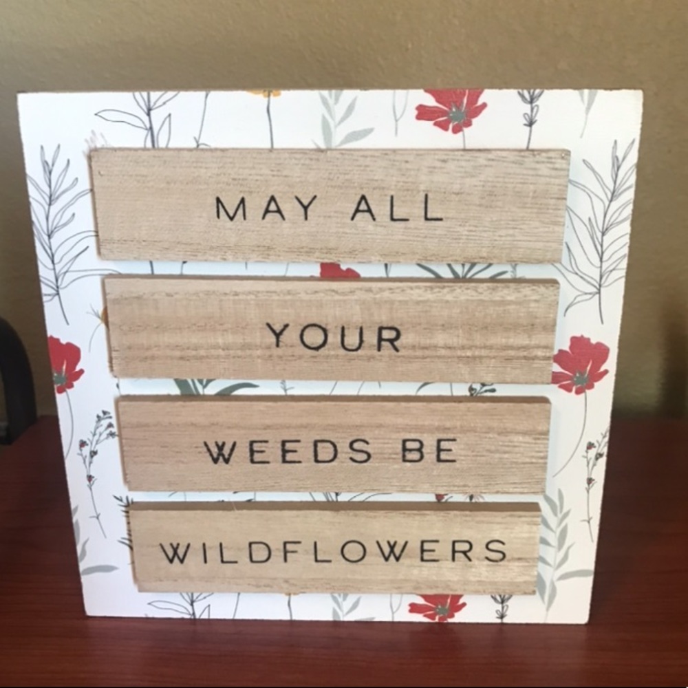 Home decor sign.    Shadow box